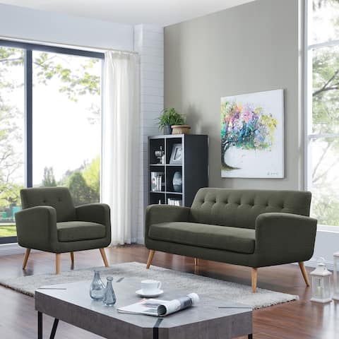 Carson Carrington Klaipeda Mid-century Modern Sofa