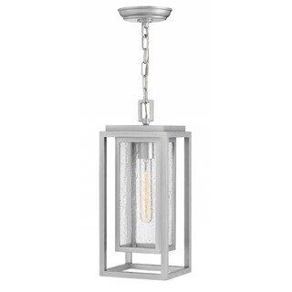 Hinkley Republic 1-Light Outdoor Pendant in Satin Nickel