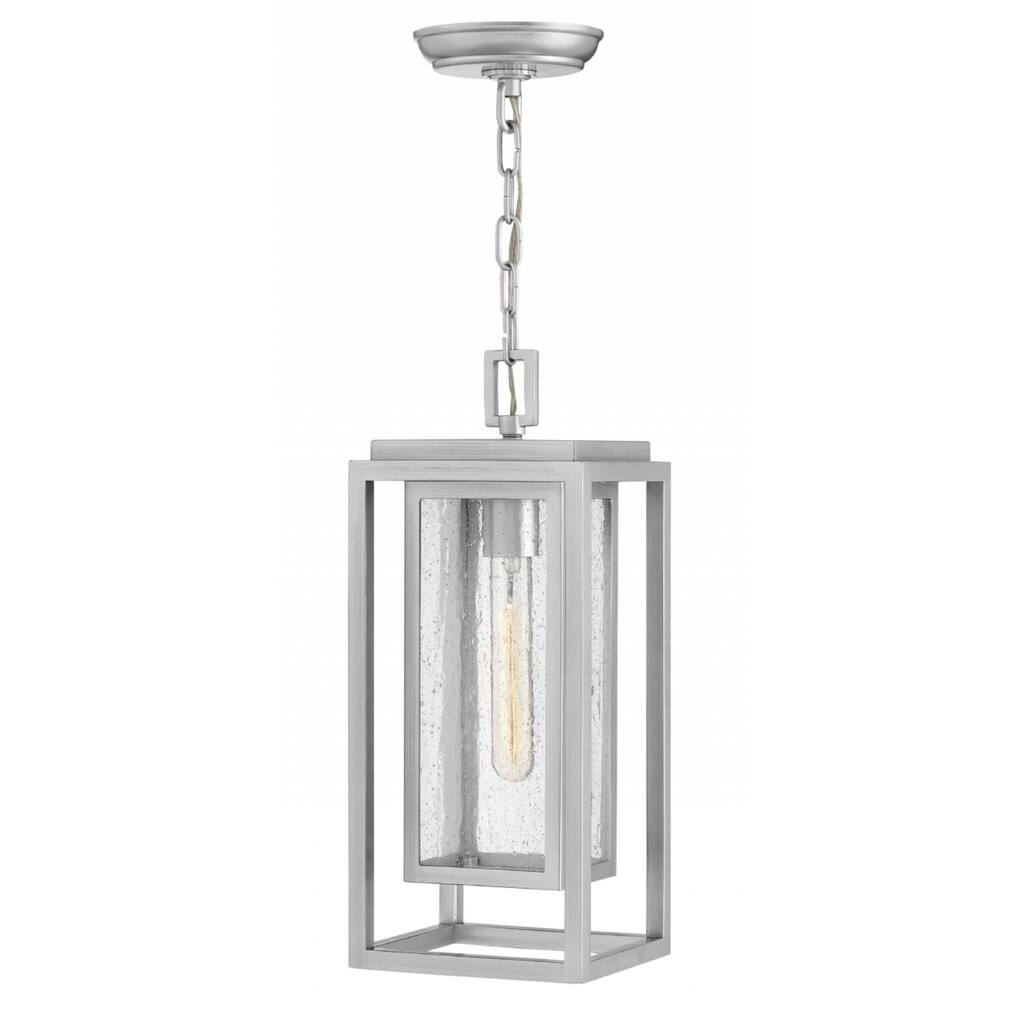 Hinkley Republic 1-Light Outdoor Pendant in Satin Nickel