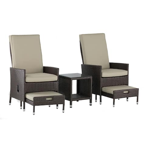 Serta Laguna Outdoor 5-Piece Reclining Set