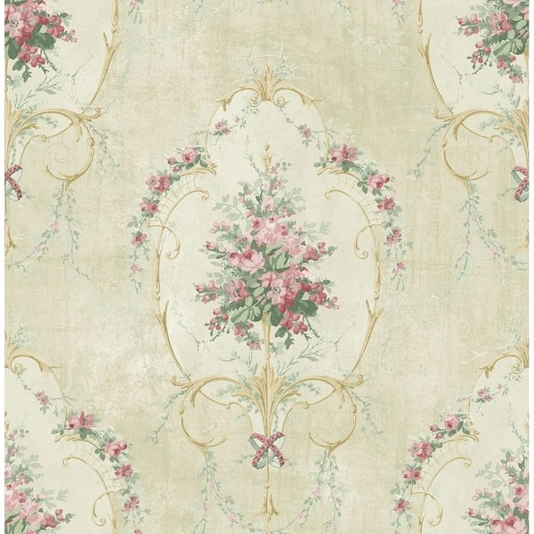 Shop Vintage Cameo Wallpaper Overstock 25575753