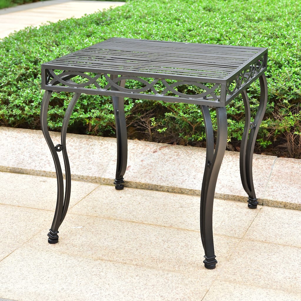Segovia Iron Outdoor End Table