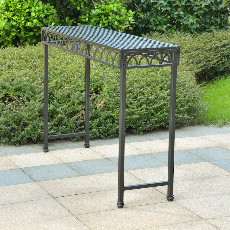 Segovia Iron Indoor/Outdoor Console Table