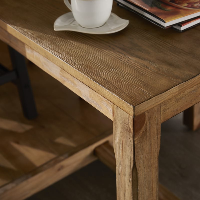 Tali Reclaimed Look Extendable Kitchen Island by iNSPIRE Q Classic