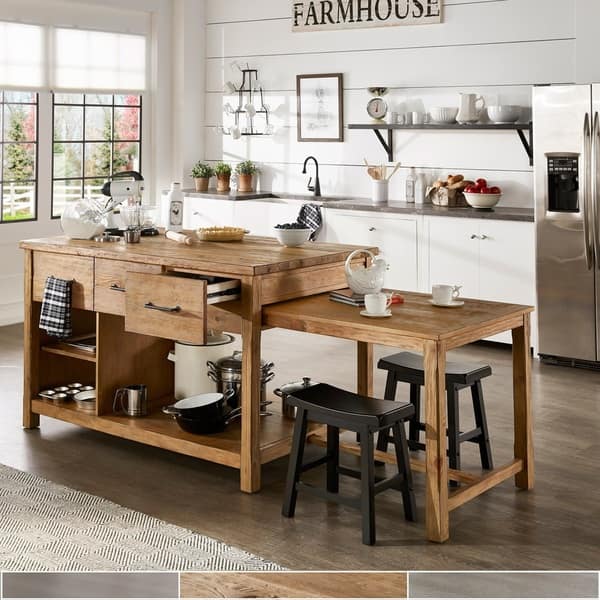 Home Inspiration: 11 Rustic Kitchen Islands with Seating