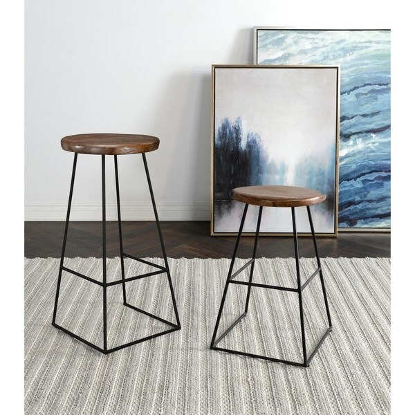 Carbon Loft Shiller Mango Wood And Iron Counter Bar Carbon Loft Shiller Mango Wood And Iron