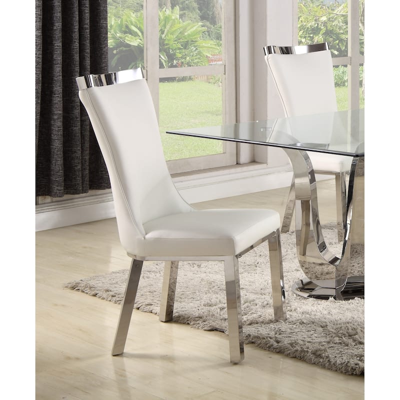 Somette Amelia Double Pedestal 5-Piece Dining Set