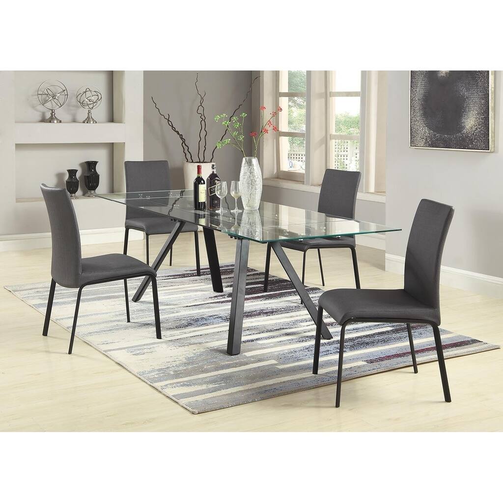 Somette Amanda Rectangular 5-Piece Dining Set