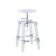 preview thumbnail 1 of 6, Somette 8304 Adjustable Stool with Acrylic Seat Clear