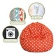 preview thumbnail 9 of 15, Majestic Home Goods Ikat dot Classic Bean Bag Chair Small/Large