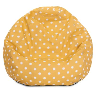 Majestic Home Goods Ikat dot Classic Bean Bag Chair Small/Large