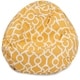 preview thumbnail 1 of 23, Majestic Home Goods Athens Classic Bean Bag Chair Small/Large Large - Citrus