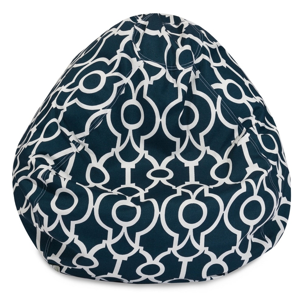 Majestic Home Goods Athens Classic Bean Bag Chair Small/Large