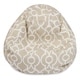 preview thumbnail 24 of 23, Majestic Home Goods Athens Classic Bean Bag Chair Small/Large Small - Sand