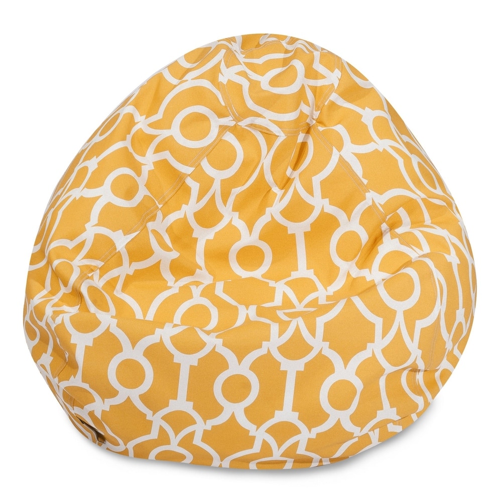 Majestic Home Goods Athens Classic Bean Bag Chair Small/Large