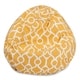 preview thumbnail 20 of 23, Majestic Home Goods Athens Classic Bean Bag Chair Small/Large Small - Citrus