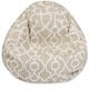 preview thumbnail 12 of 23, Majestic Home Goods Athens Classic Bean Bag Chair Small/Large Large - Sand