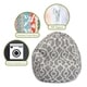 preview thumbnail 15 of 23, Majestic Home Goods Athens Classic Bean Bag Chair Small/Large