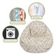 preview thumbnail 13 of 23, Majestic Home Goods Athens Classic Bean Bag Chair Small/Large