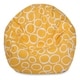 preview thumbnail 20 of 23, Majestic Home Goods Fusion Cotton Classic Bean Bag Chair Small/Large Small - Yellow