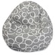 preview thumbnail 10 of 23, Majestic Home Goods Fusion Cotton Classic Bean Bag Chair Small/Large Large - Gray