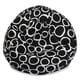 preview thumbnail 14 of 23, Majestic Home Goods Fusion Cotton Classic Bean Bag Chair Small/Large Small - Black