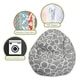 preview thumbnail 11 of 23, Majestic Home Goods Fusion Cotton Classic Bean Bag Chair Small/Large