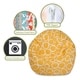 preview thumbnail 21 of 23, Majestic Home Goods Fusion Cotton Classic Bean Bag Chair Small/Large