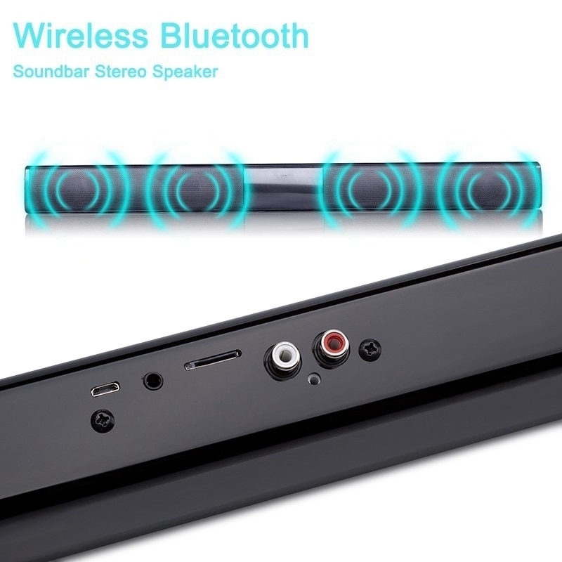 Bs28b Wireless Bluetooth Soundbar Speaker Tv Home Theater Soundbar Subwoofer With Rca Line Today