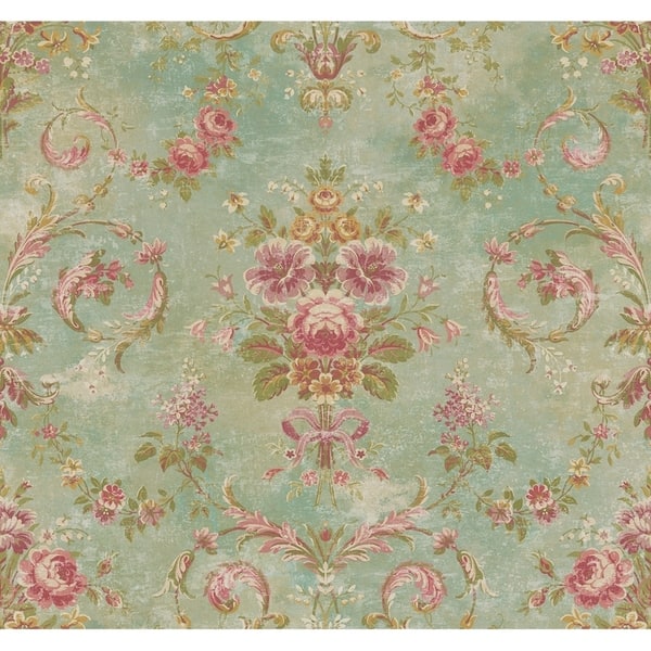 Vintage Fleur De Lis Wallpaper Overstock 25580382 Grey Blue Silver And Neutral Just like the interior of an old tuscan villa. usd