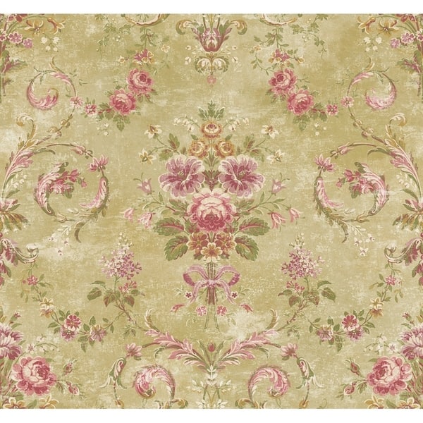 Vintage Fleur de lis Wallpaper - Bed Bath & Beyond - 25580382