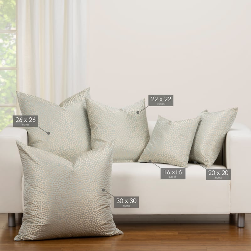 F Scott Fitzgerald Blue Fizz Accent Throw Pillow