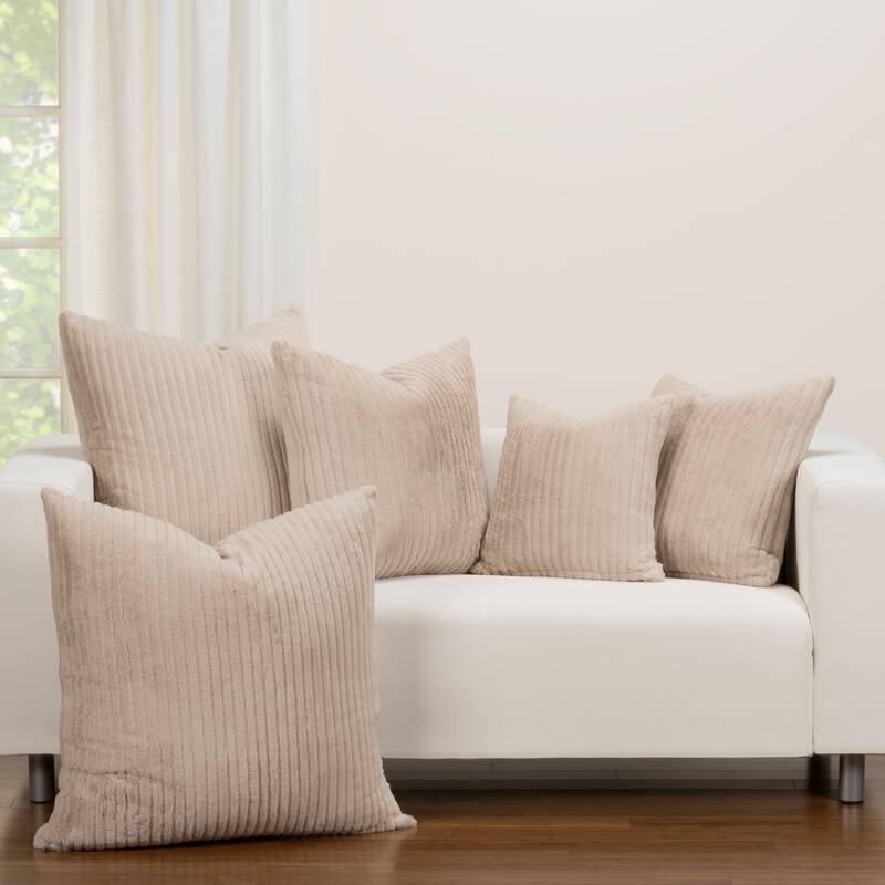 F Scott Fitzgerald Arm In Arm Faux-Fur Toss Pillow