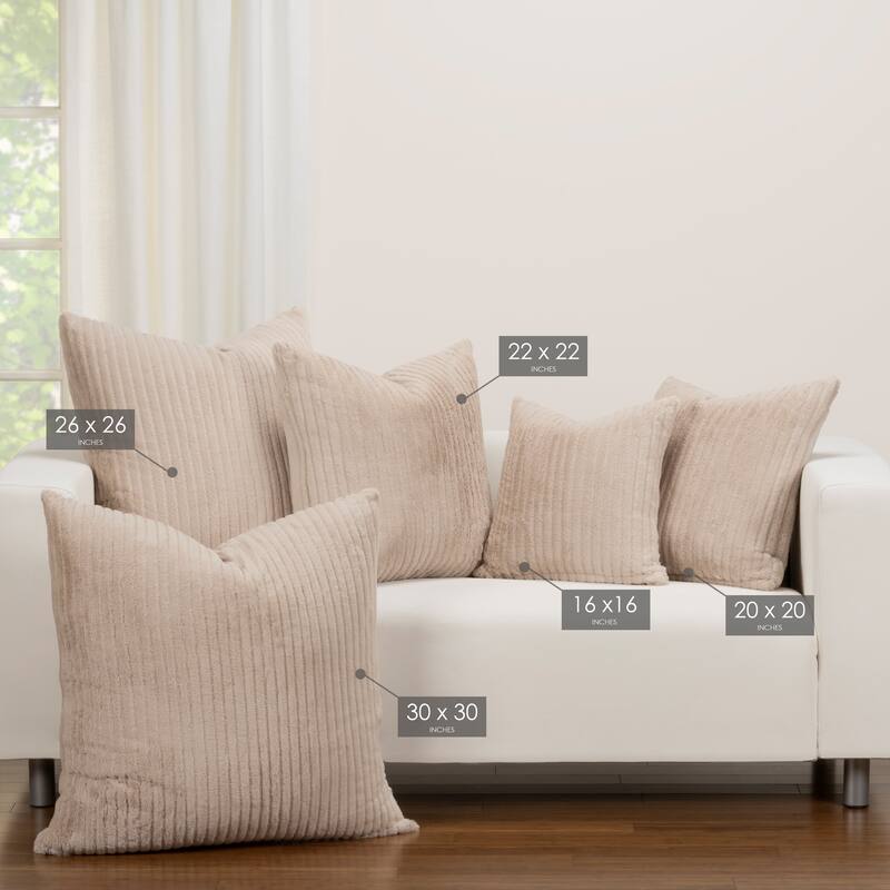 F Scott Fitzgerald Arm In Arm Faux-Fur Toss Pillow