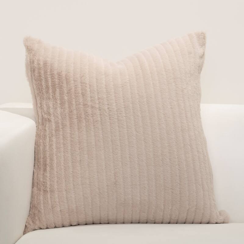 F Scott Fitzgerald Arm In Arm Faux-Fur Toss Pillow