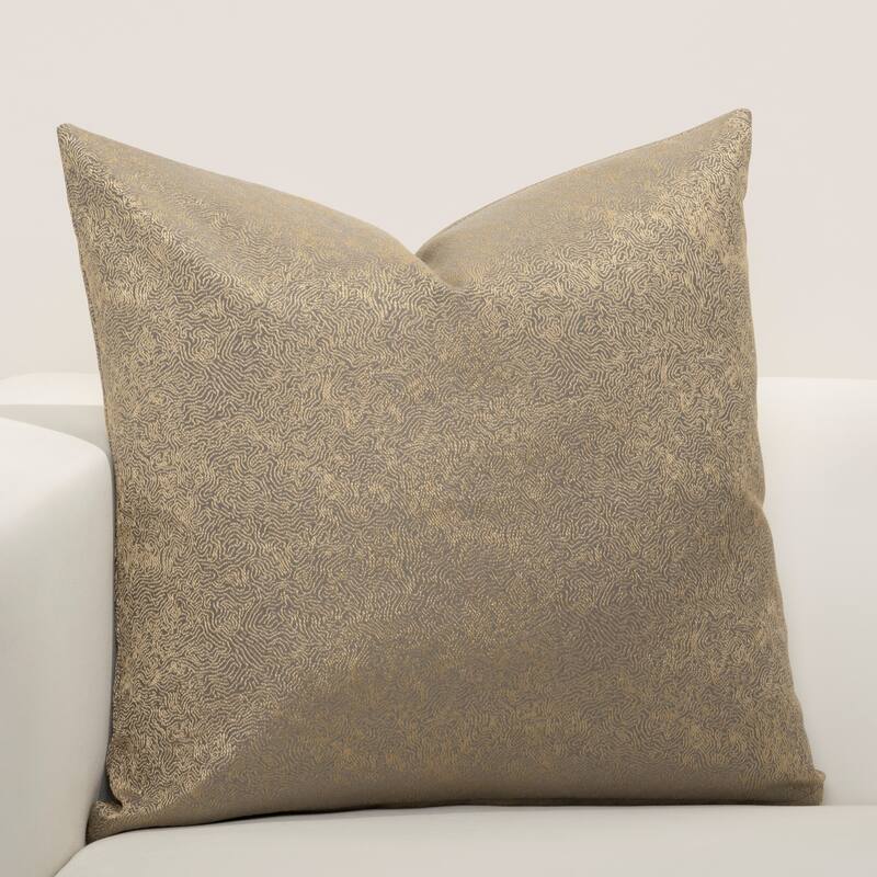 F Scott Fitzgerald Jazz Club Bronze Accent Throw Pillow