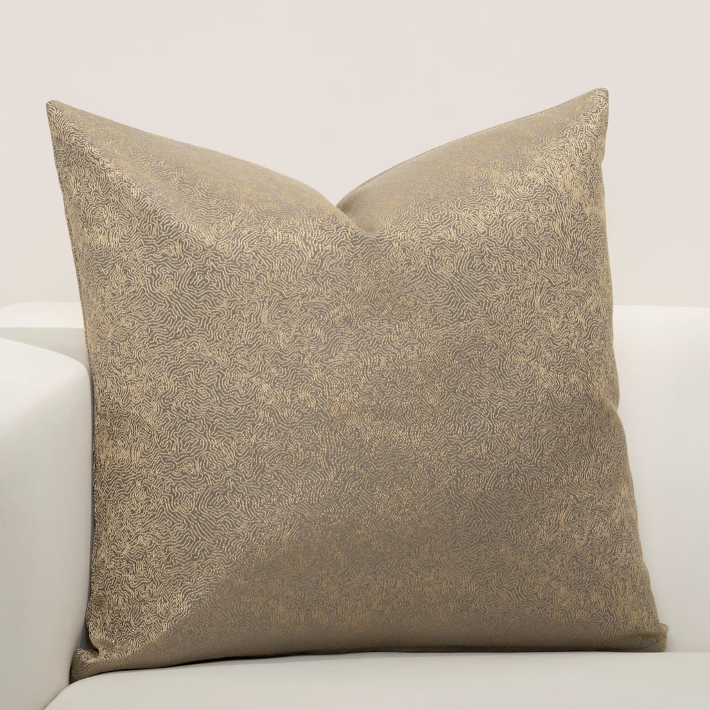 F Scott Fitzgerald Jazz Club Bronze Accent Throw Pillow