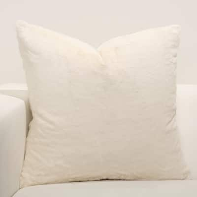 F Scott Fitzgerald Such A Beauty Faux-Fur Throw Pillow