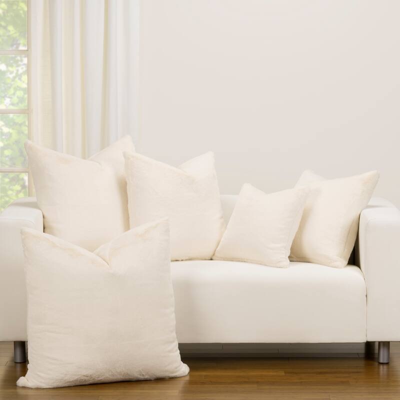 F Scott Fitzgerald Such A Beauty Faux-Fur Throw Pillow
