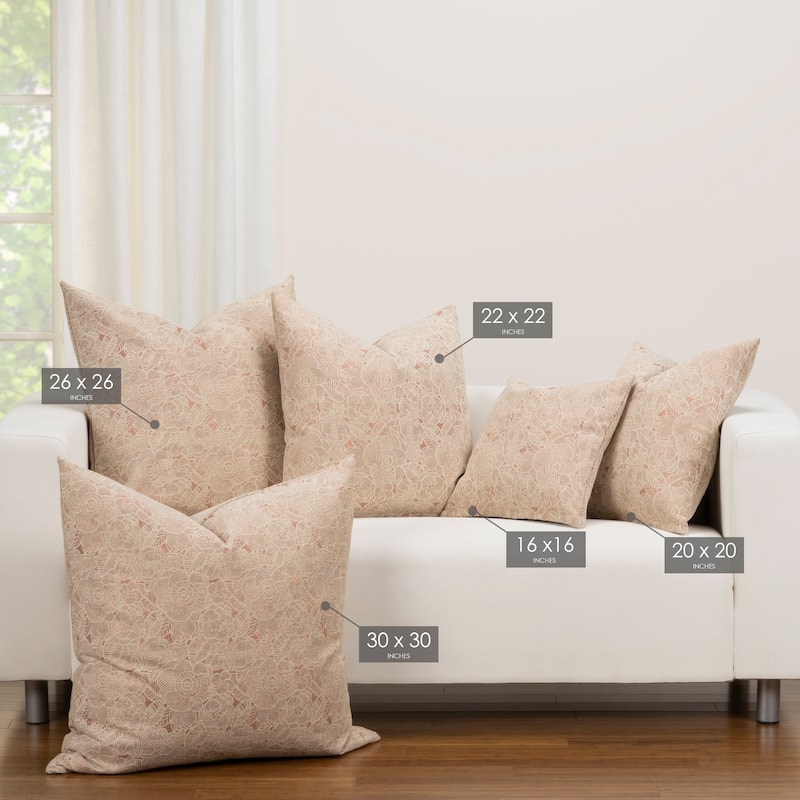 F Scott Fitzgerald Garden Party Rose Accent Throw Pillow