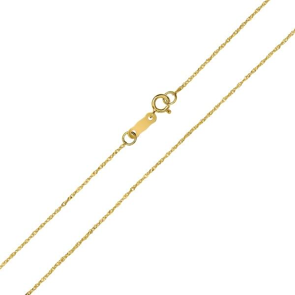 10K YELLOW GOLD .7mm SINGAPORE 18 OR 20 INCH PENDANT CHAIN NECKLACE