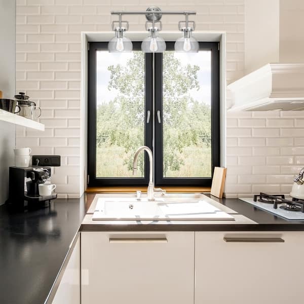 Walker 5-Piece Brushed Nickel All-In-One Bathroom Set Walker 5-Piece Brushed Nickel All-In-One Bathroom Set