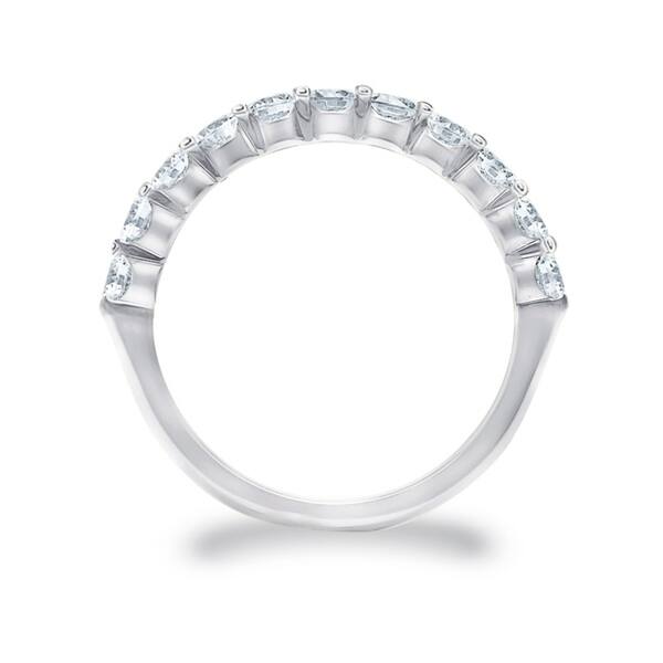 1 Ct Prong Set Cultured Diamond Ring Sparkling E F Colorvs Clarity