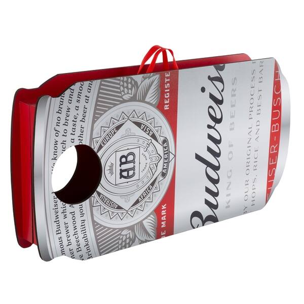 Bean Bag Toss Game Bud Light Bottle On Barn Wood Corn Hole Boards
