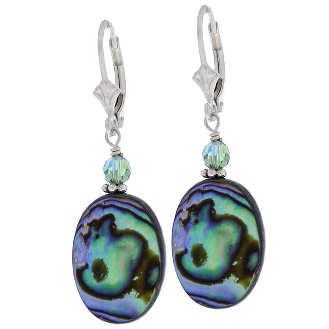 Charming Life Rainbow Paua Abalone Shell Earrings