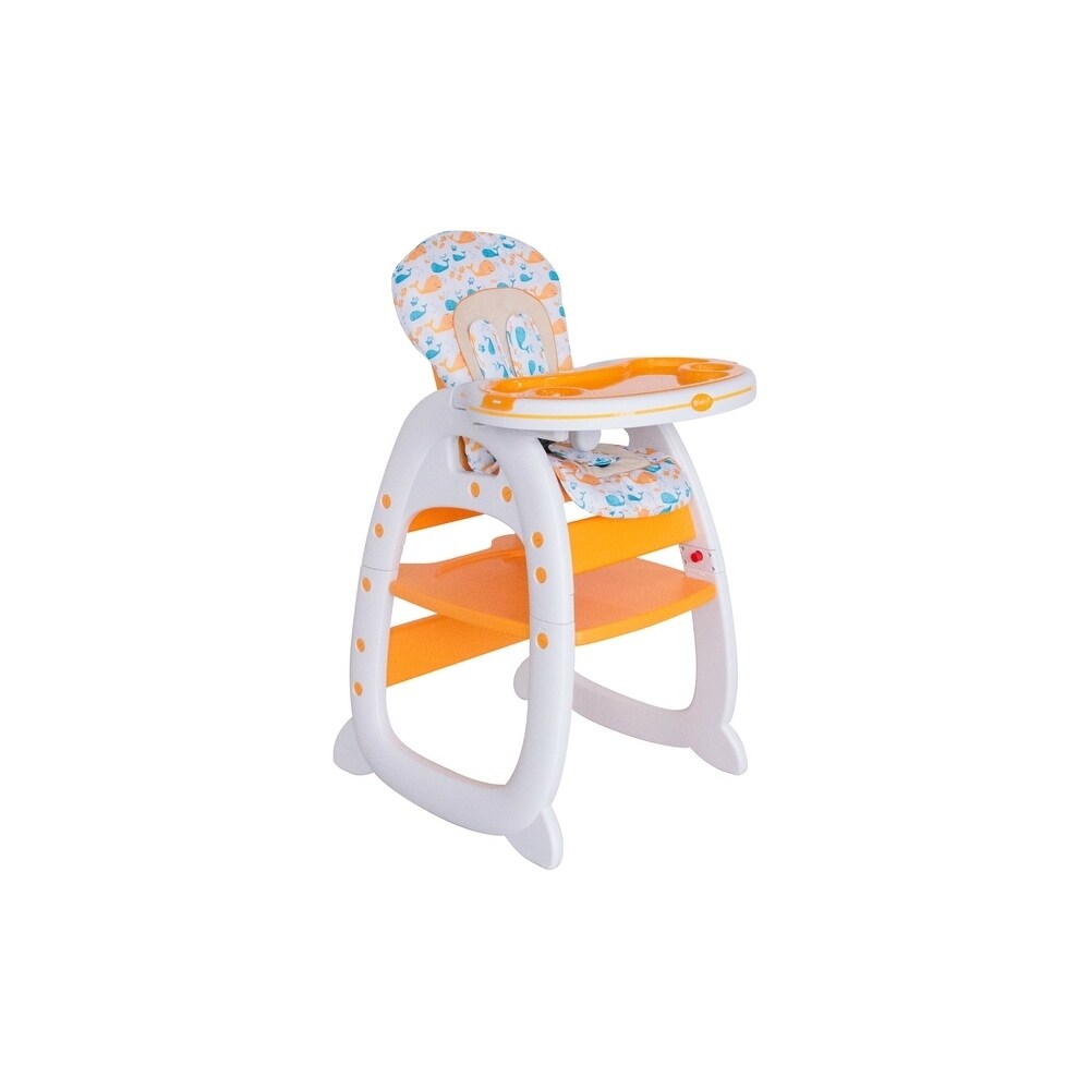 high chair and table combination