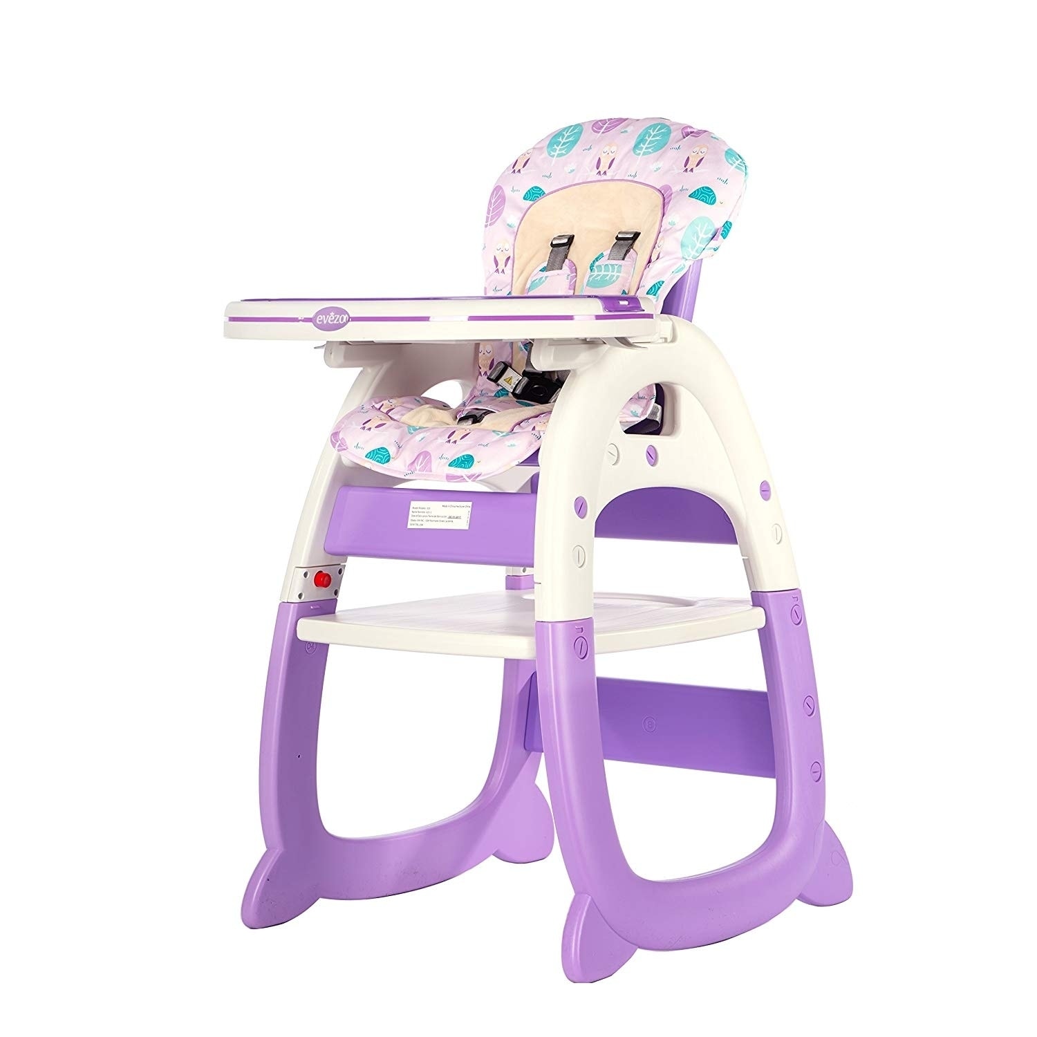 purple high chair