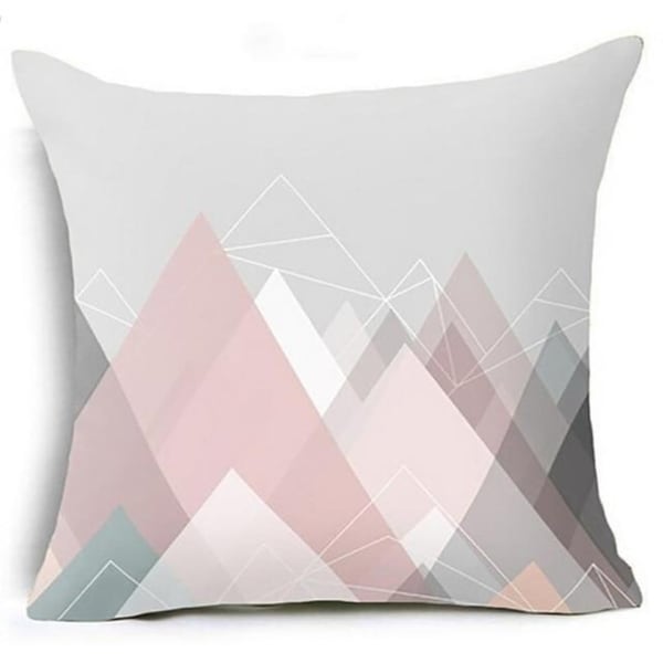 Geometric Triangles Pillow Suqare Cover 14047118-92