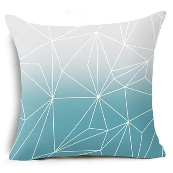 Geometric Triangles Pillow Suqare Cover 14047118-86