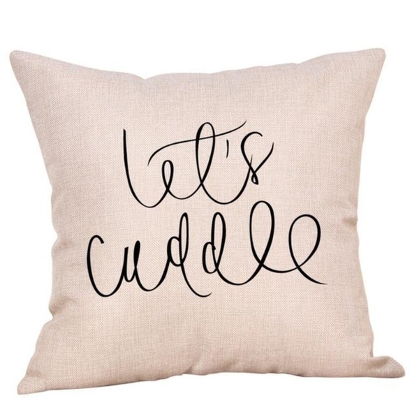 New Letter Pattern Throw Pillow Case 21304812-773